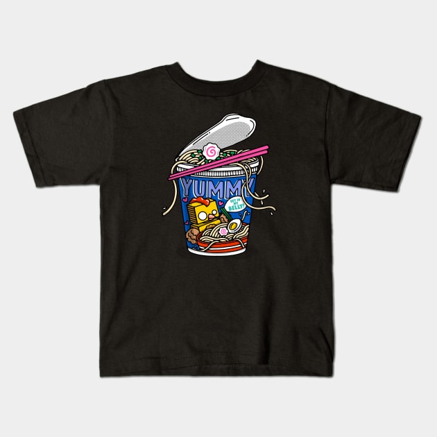 Pot - Chicken Flavour Kids T-Shirt by thejellyempire